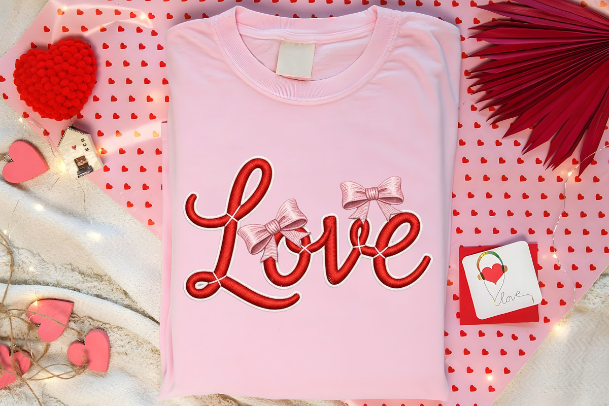 Love Embroidery PNG, Valentine's Day, an Illustration by Canvas Craft (Photo 5 of 7)