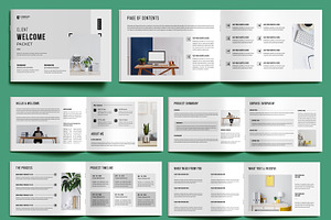 Client Welcome Packet Template, a Brochure Template by MightyDesign