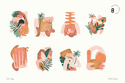 Abstract Jungle Shapes&Compositions, a Texture Illustration by All This Concept (Thumbnail 3 of 16)