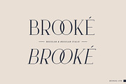 Brooke Minimalist Serif Font, a Serif Font by Heinzel Std (Thumbnail 8 of 13)