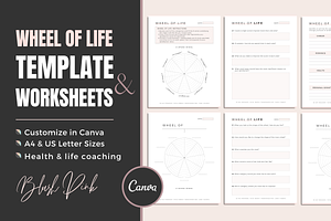 Wheel Of Life Canva Template