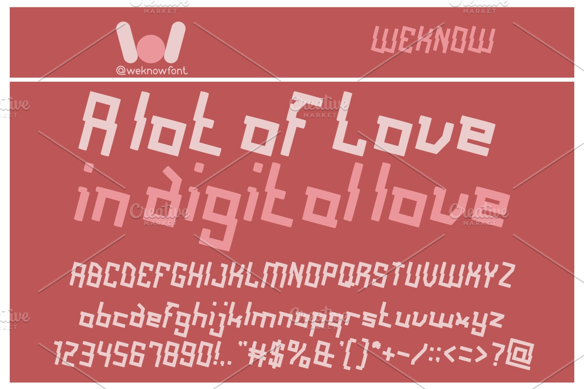 alot of love font