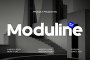 Moduline Heavy Bold Sans Serif Font, a Sans Serif Font by Vadovastd (Thumbnail 1 of 8)