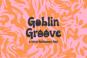 Goblin Groove Retro Font, a Handwritten Font by Beck McCormick (Thumbnail 1 of 10)