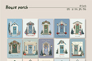 House-Porch, a Seasonal Illustration by Collection by VY (Thumbnail 6 of 7)