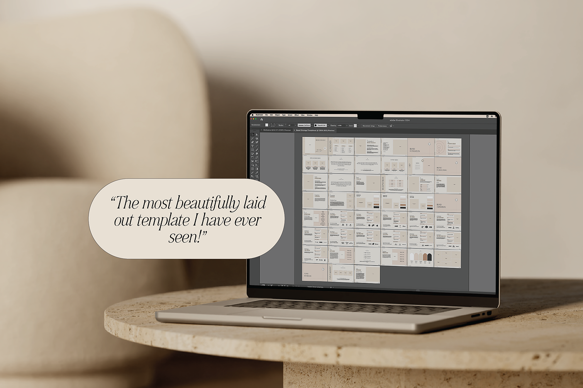 STUNNING Brand Strategy Template, a Presentation Template by Sunday Lane Studio (Photo 7 of 8)