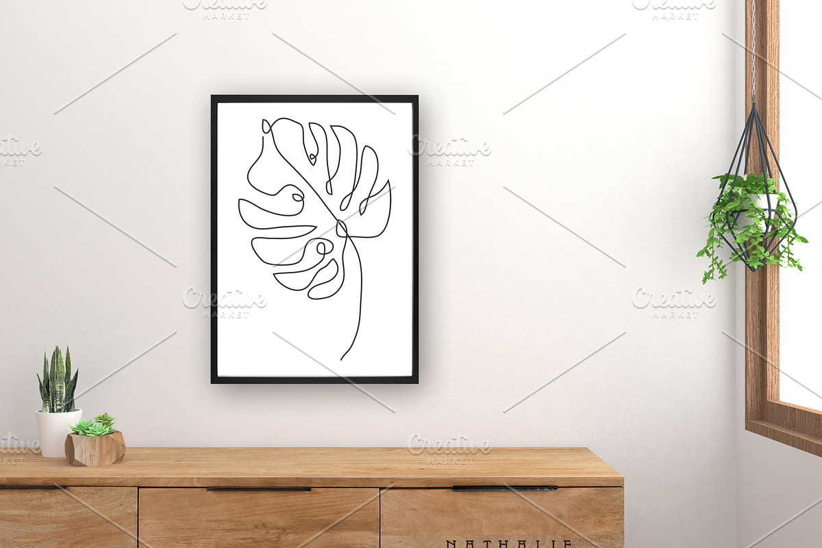 Strelitzia Monstera Digital Prints, a Decorative Illustration by Sunset&Sea Design (Photo 4 of 4)