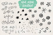 Cozy Christmas Lettering & Clipart, a Seasonal Illustration by Sketchetarian (Thumbnail 10 of 10)