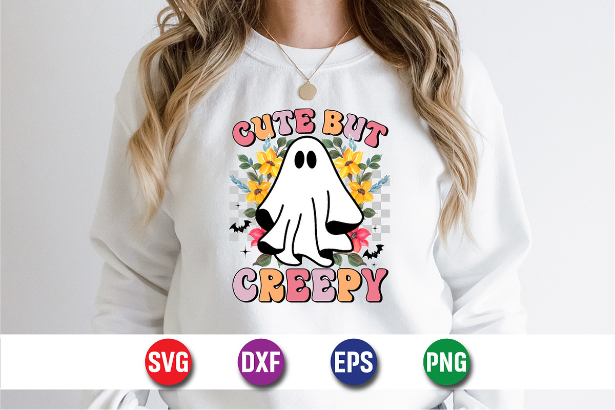 Cute but Creepy Happy Halloween, an Object Graphic by SVGCuteShop (Photo 3 of 3)