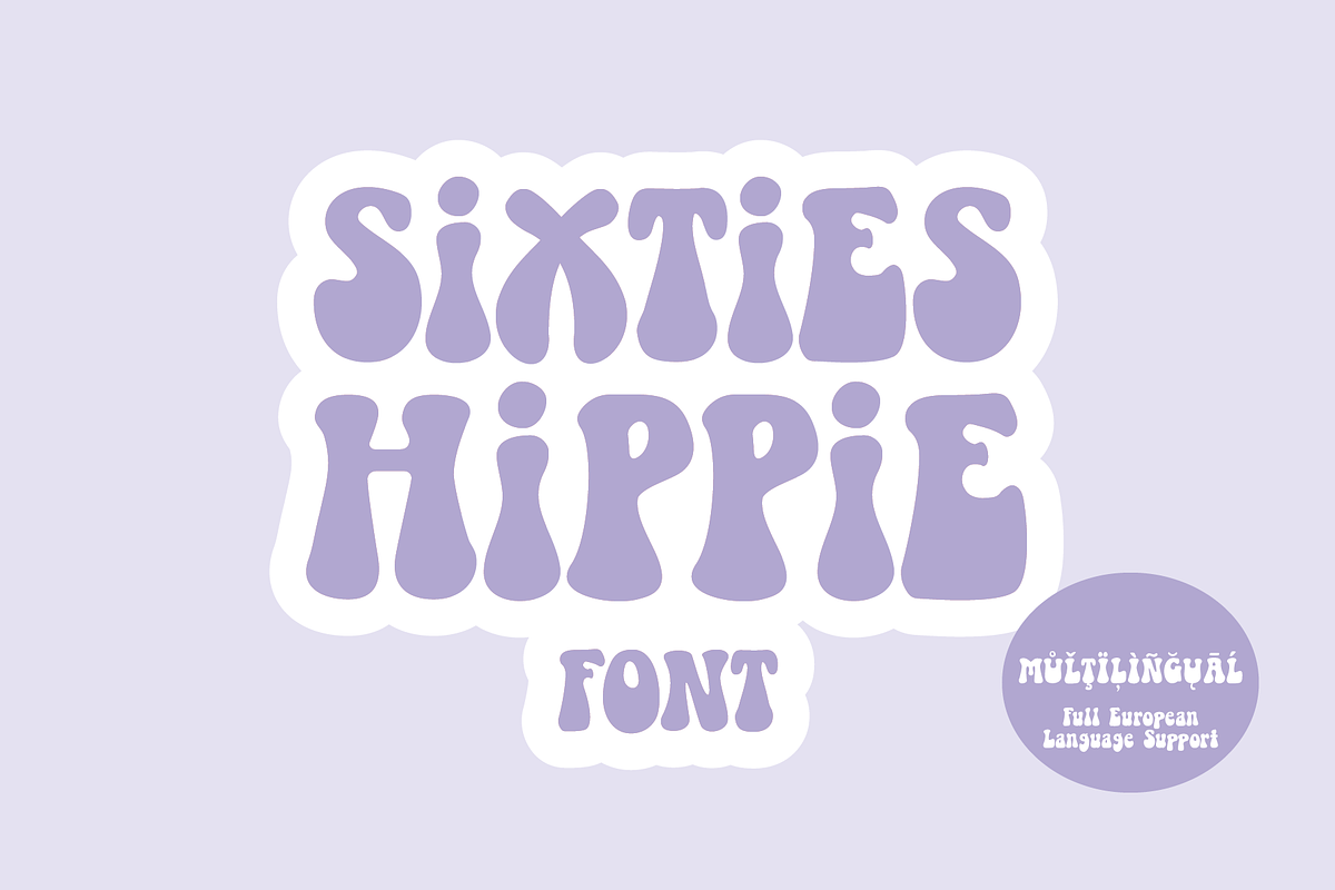 The best Sixties Hippie Font, a Sans Serif Font by Little Type Factory (Photo 12 of 12)