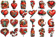 Whimsical Love Art Bundle, an Illustration by Daily.Designs (Thumbnail 5 of 5)