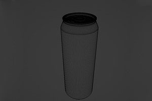 Aluminum Soda Can 500 Ml 3D Model