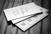Minimal Vertical Business Card, a Business Card Template by Saman Osama (Thumbnail 6 of 6)