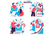 Flat Design Concept Illustrations, a Finance Illustration by alexdndz (Thumbnail 17 of 42)