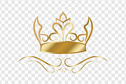 Elegant Golden Crown, a Decorative Illustration by PsychocheArt (Thumbnail 3 of 3)
