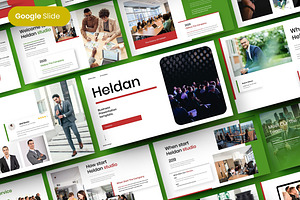 Heldan - Business Google Slide Templ, a Design Template by Dens Creative Studio