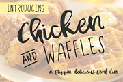 Chicken and Waffles Brush Script, a Script Font by Beck McCormick (Thumbnail 1 of 4)