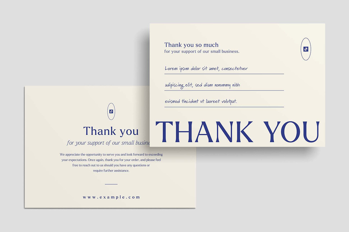 Thank You Card Template, a Card Template by BrandPacks (Photo 4 of 4)