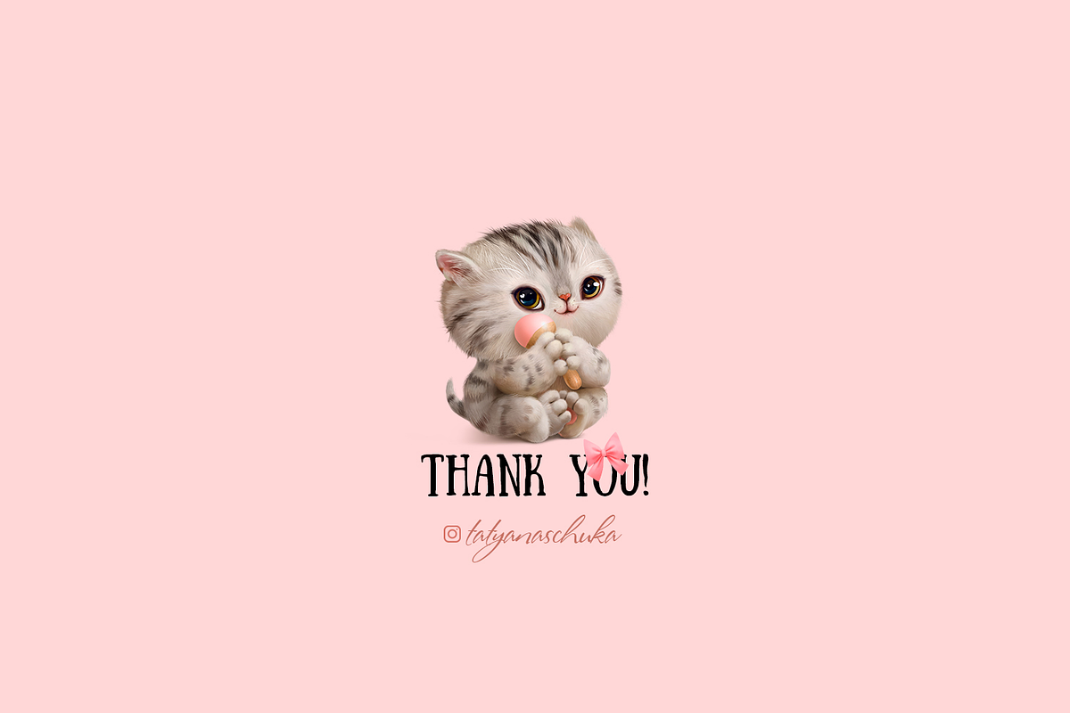 Baby cat, an Animal Illustration by TanyaSchuka (Photo 5 of 5)