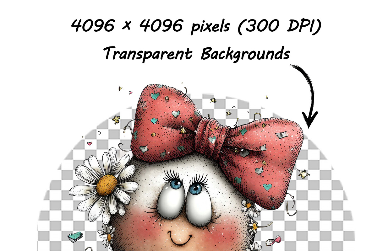 Funny Easter Eggs Clipart Whimsical, an Illustration by one-touch (Photo 6 of 18)