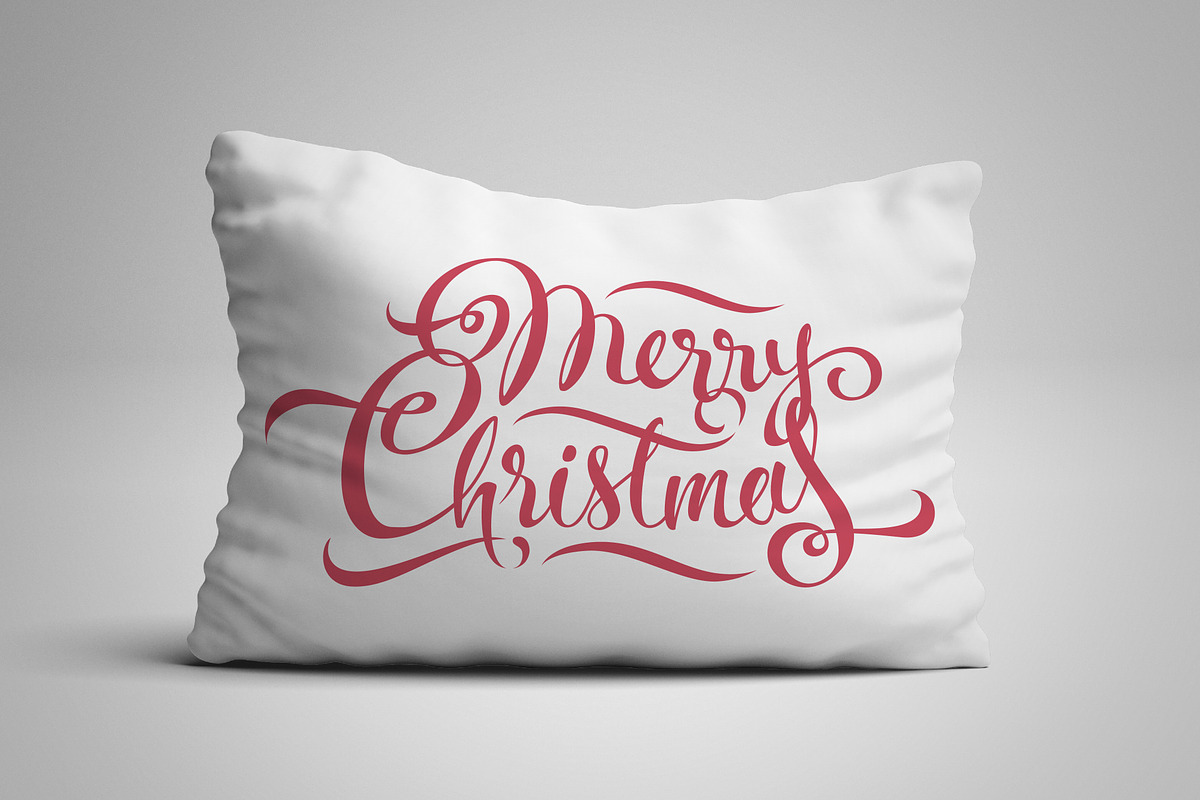 Merry Christmas Calligraphy, a Decorative Illustration by Margo Miller (Photo 15 of 24)