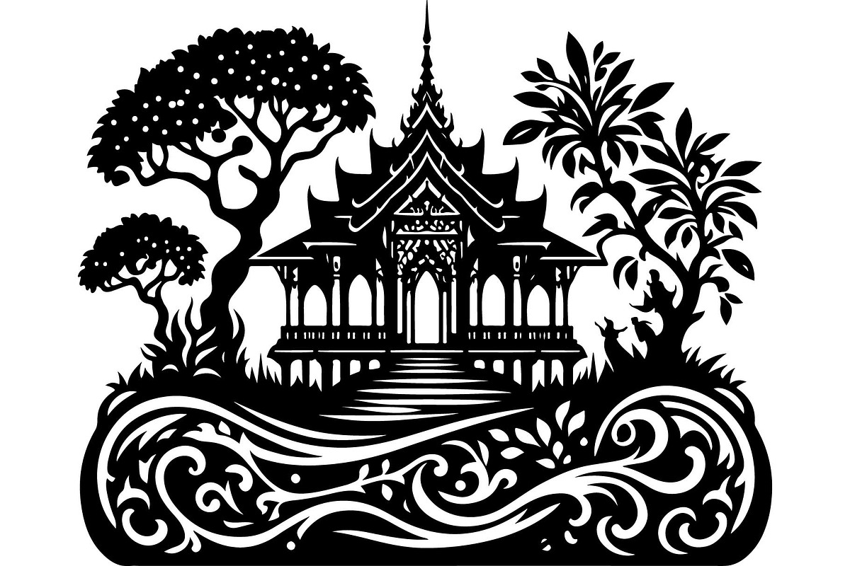 Black Nature & Wildlife Art Bundle, an Object Graphic by Designer_Momina (Photo 9 of 13)