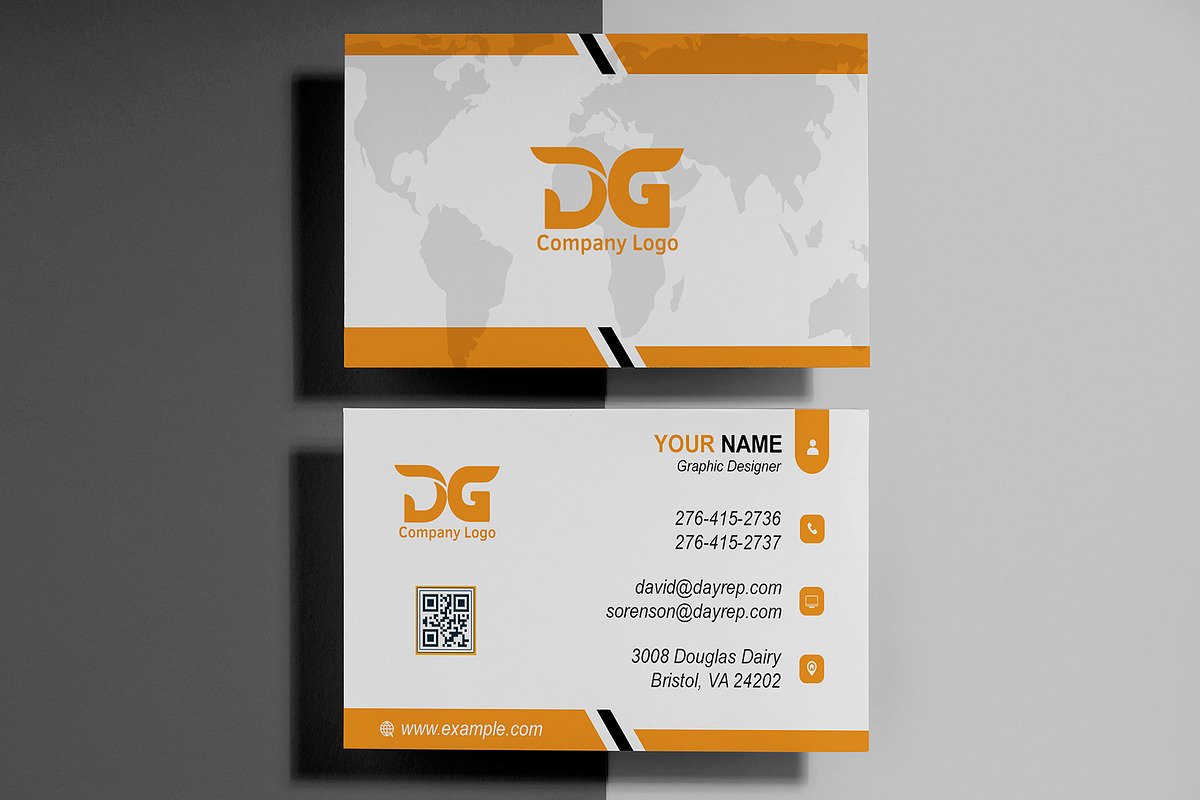 Print-Ready Business Card PSD preview 2