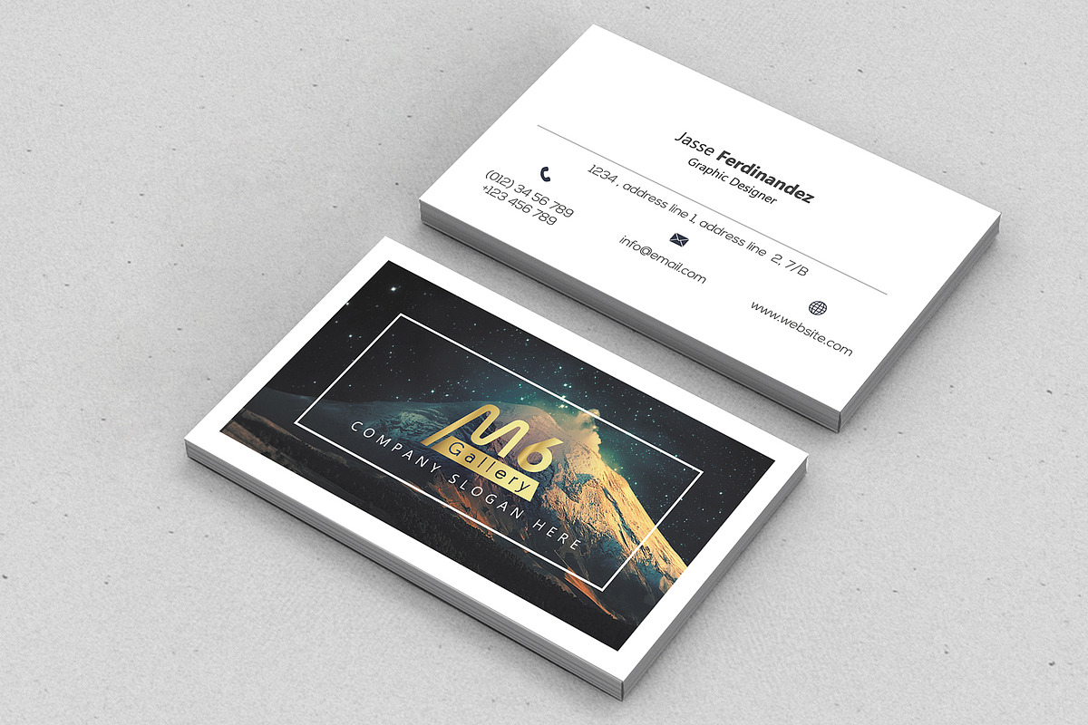 Unique 50 Business Card Bundle, a Business Card Template by M6 Gallery (Photo 78 of 151)
