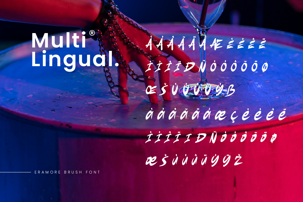 Eramore Street Brush Font, a Handwritten Font by Ronny Studio (Photo 9 of 9)