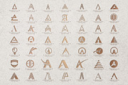 Letter A Logo Bundle Monogram Set, a Branding & Logo Template by Pixel Design (Thumbnail 4 of 5)