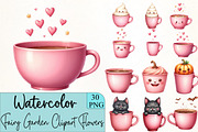 Fairy Garden Clipart Flowers Clipart, an Illustration by CrexoraLab (Thumbnail 1 of 5)