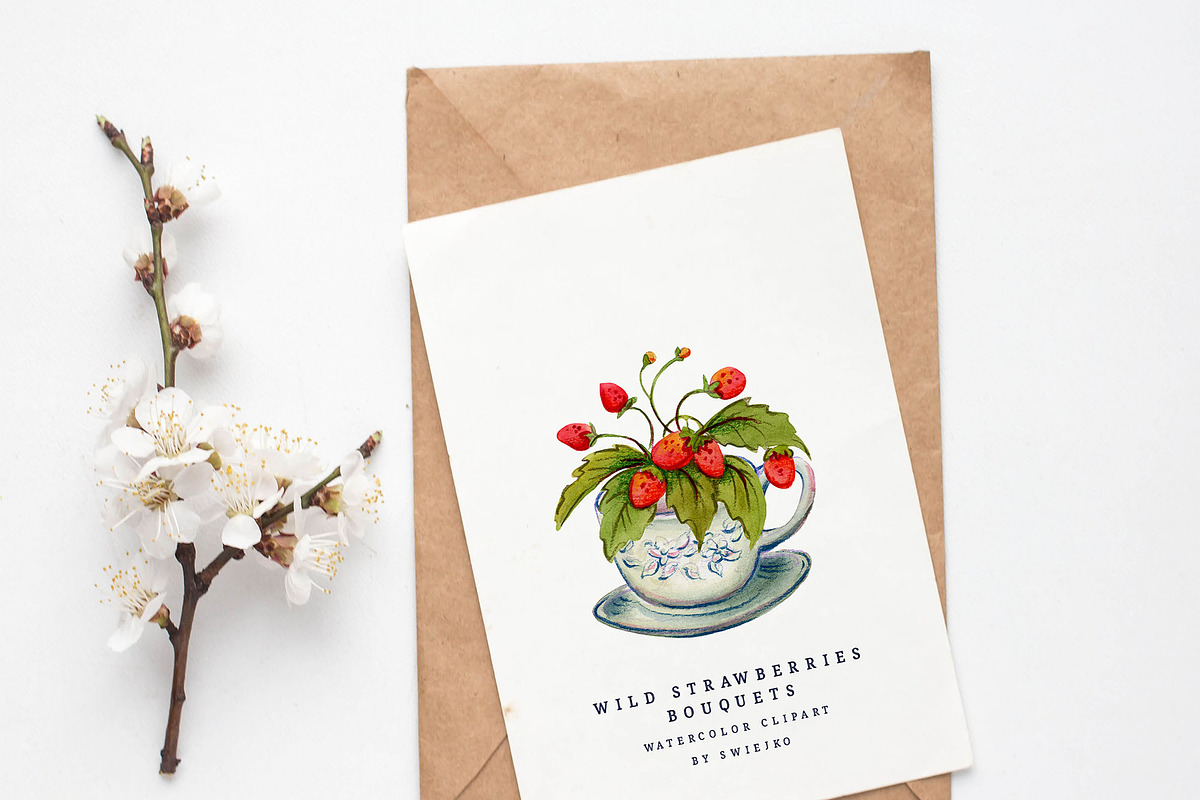 Wild Strawberries, cottage style, an Illustration by swiejko (Photo 3 of 6)