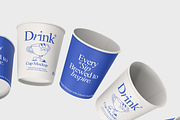 Paper Coffee Cup with Lid Mockup, a Cups & Container Mockup by graphicsauce (Thumbnail 4 of 4)