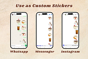 Cute Stickers For Coffee Lovers, an Illustration by tawakkultales (Thumbnail 3 of 4)
