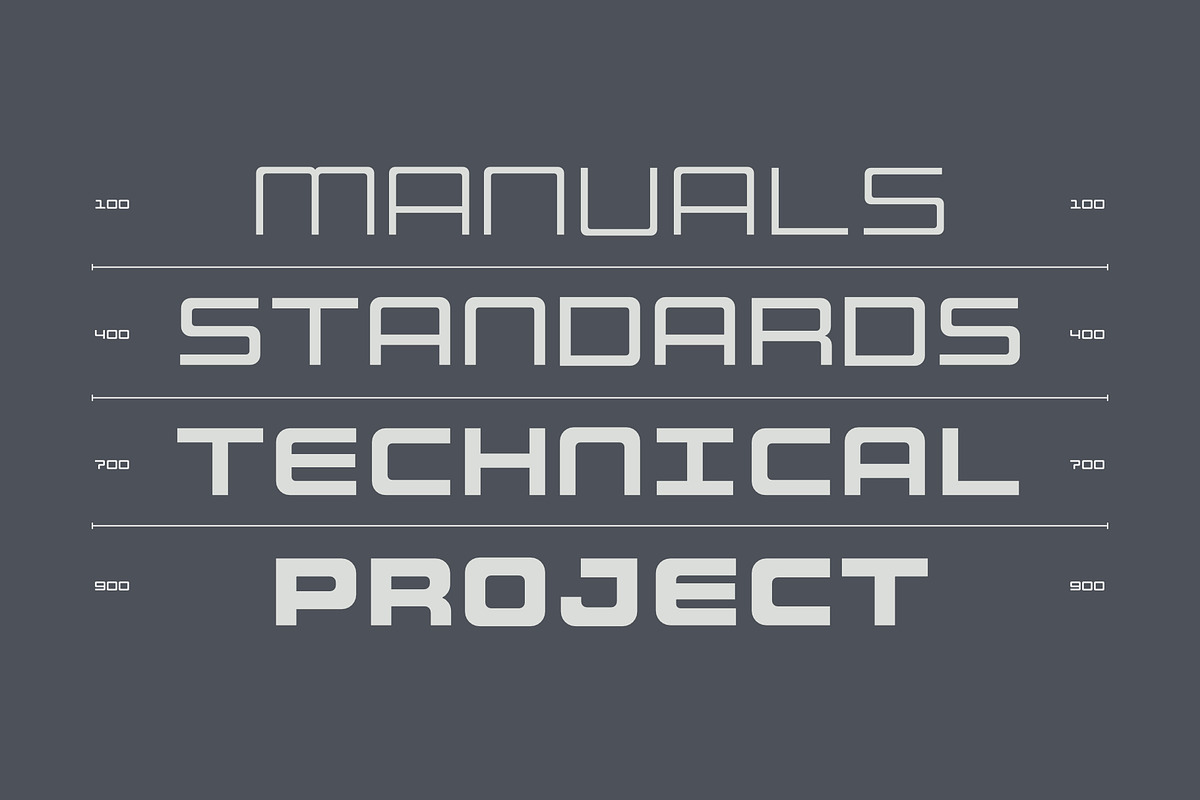 Flatface CTR-3, a Sans Serif Font by Flatface (Photo 6 of 13)