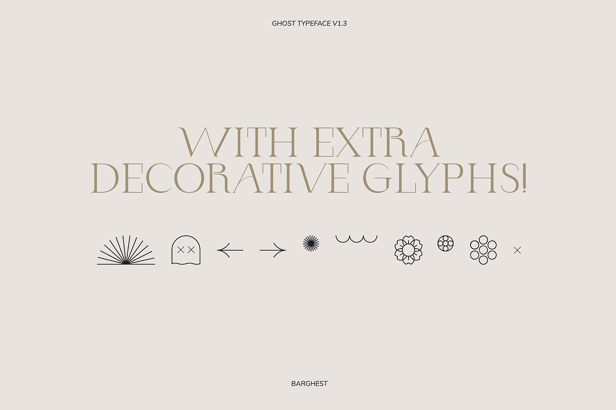 Ghost Display Typeface, a Serif Font by Barghest (Photo 5 of 9)