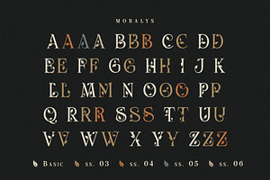 Mobalys Typeface