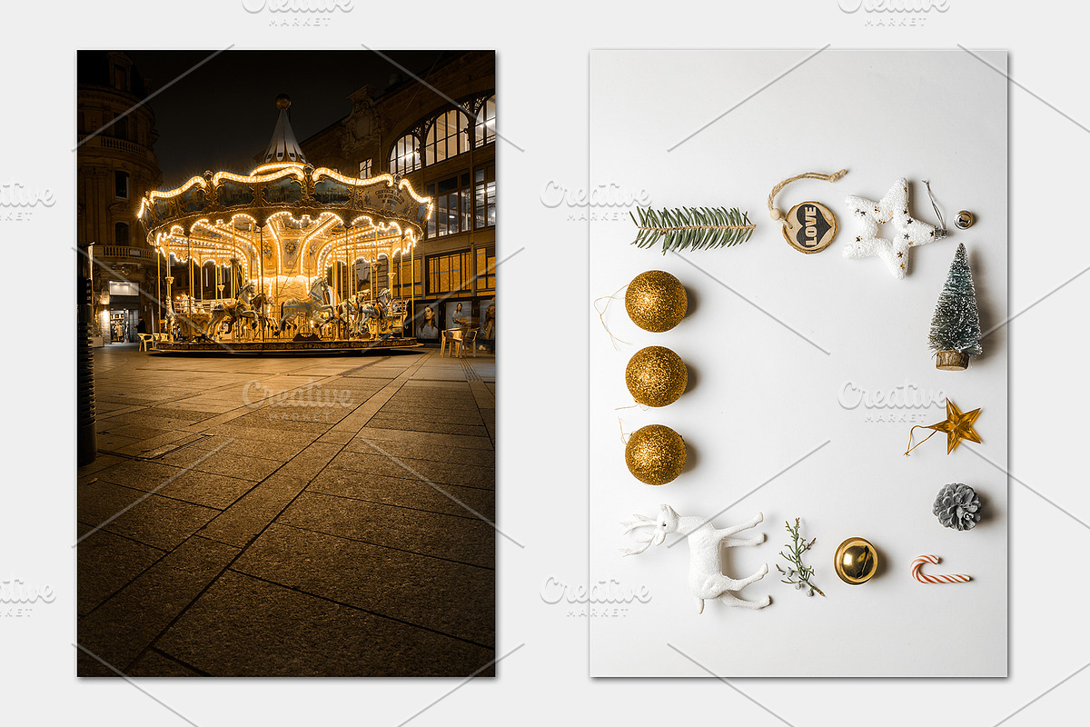 Christmas photo bundle - Beige tones, a Marketing Template by JAY MID IMAGE (Photo 6 of 15)