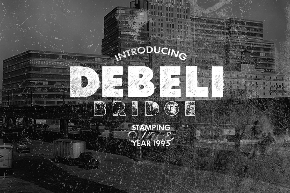 Debeli 2 Typeface preview 2