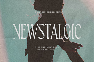 Newstalgic Condensed Serif, a Serif Font by Typia Nesia