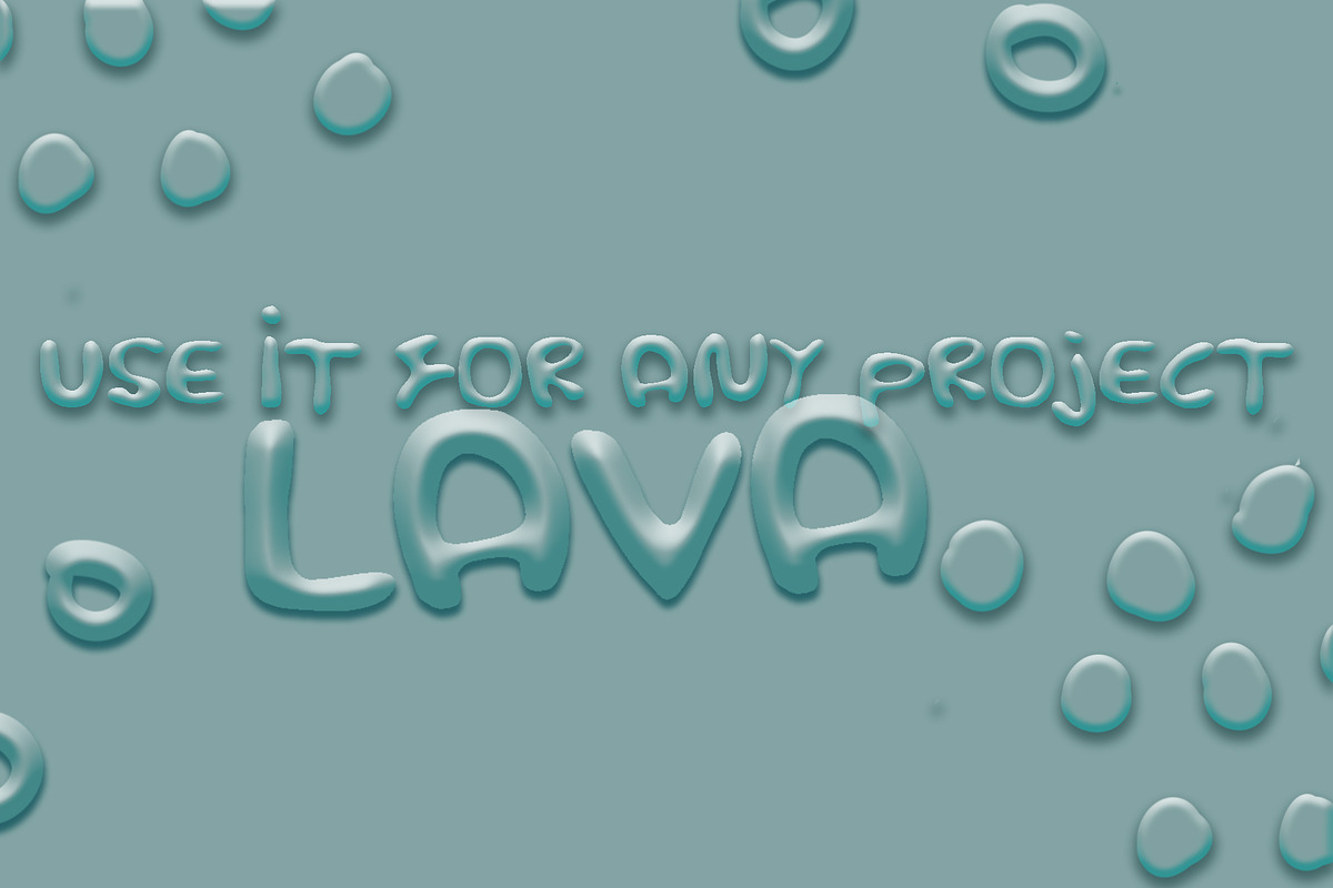 Bubbly font, is a fun and wet font!, a Font by Sofs designs (Photo 3 of 4)