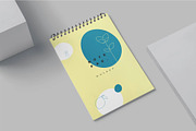 A4 A5 A6 Ringed Notepad Mockup, an Advertising Mockup by megostudi0 (Thumbnail 1 of 2)
