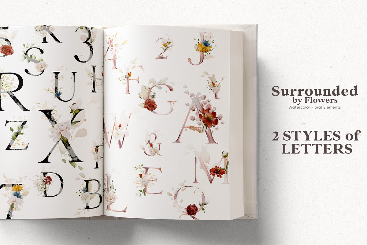 Watercolor Flower Collection, a Decorative Illustration by Damian Roh (Photo 14 of 19)