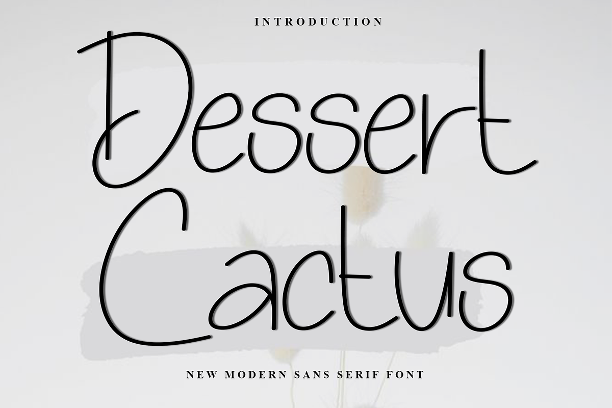 Dessert Cactus, a Sans Serif Font by InermediaSTUDIO (Photo 1 of 8)
