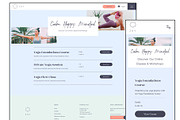 Yoga website template, a Wix Template by PATCHPO (Thumbnail 3 of 9)
