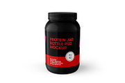 Protein Jar Bottle Mockup, a Cups & Container Mockup by Ram Studio (Thumbnail 11 of 17)
