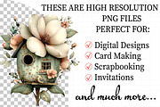 Whimsical Spring Birdhouse Clipart, an Illustration by Daily.Designs (Thumbnail 2 of 8)