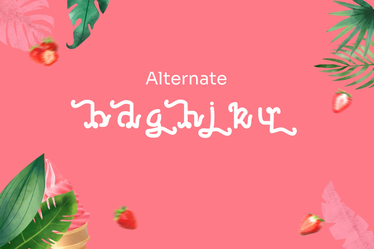 Gluefint - Acrobatic Retro Font, a Handwritten Font by Dhabee (Photo 10 of 11)