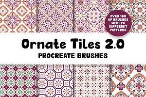 Ornate Tiles 2.0 Procreate Brushes