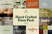 Hand Crafted Fonts Pack: x4 Fonts, a Font by SHOOM HOUSE (Thumbnail 1 of 17)